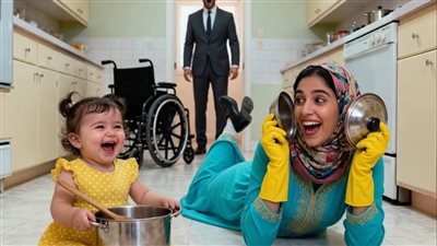 خبأ كميرات ليراقب المربيه 