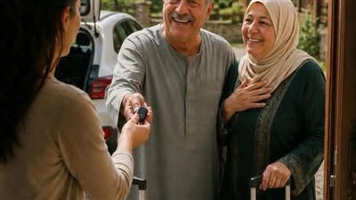 جوزي لعب في فرامل العربيه من ورايا 