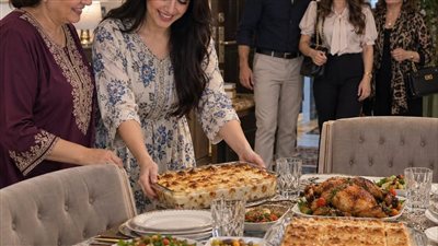أخويا عزم خطيبته ومامتها عندنا على الغداء 